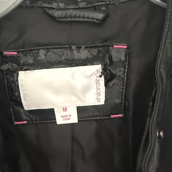 xhilaration Black Leather Women's Jacket - Picture 2 of 7